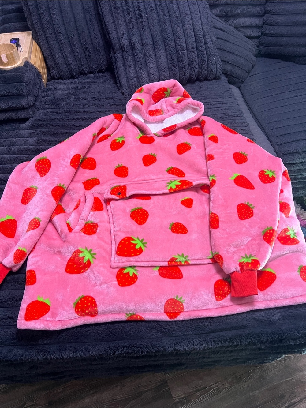 Strawberry Blanket Poncho